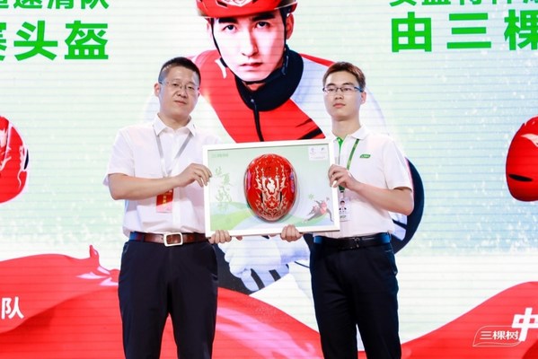 三棵树获得外观设计专利授权：“赛事专用头盔(麒麟)”