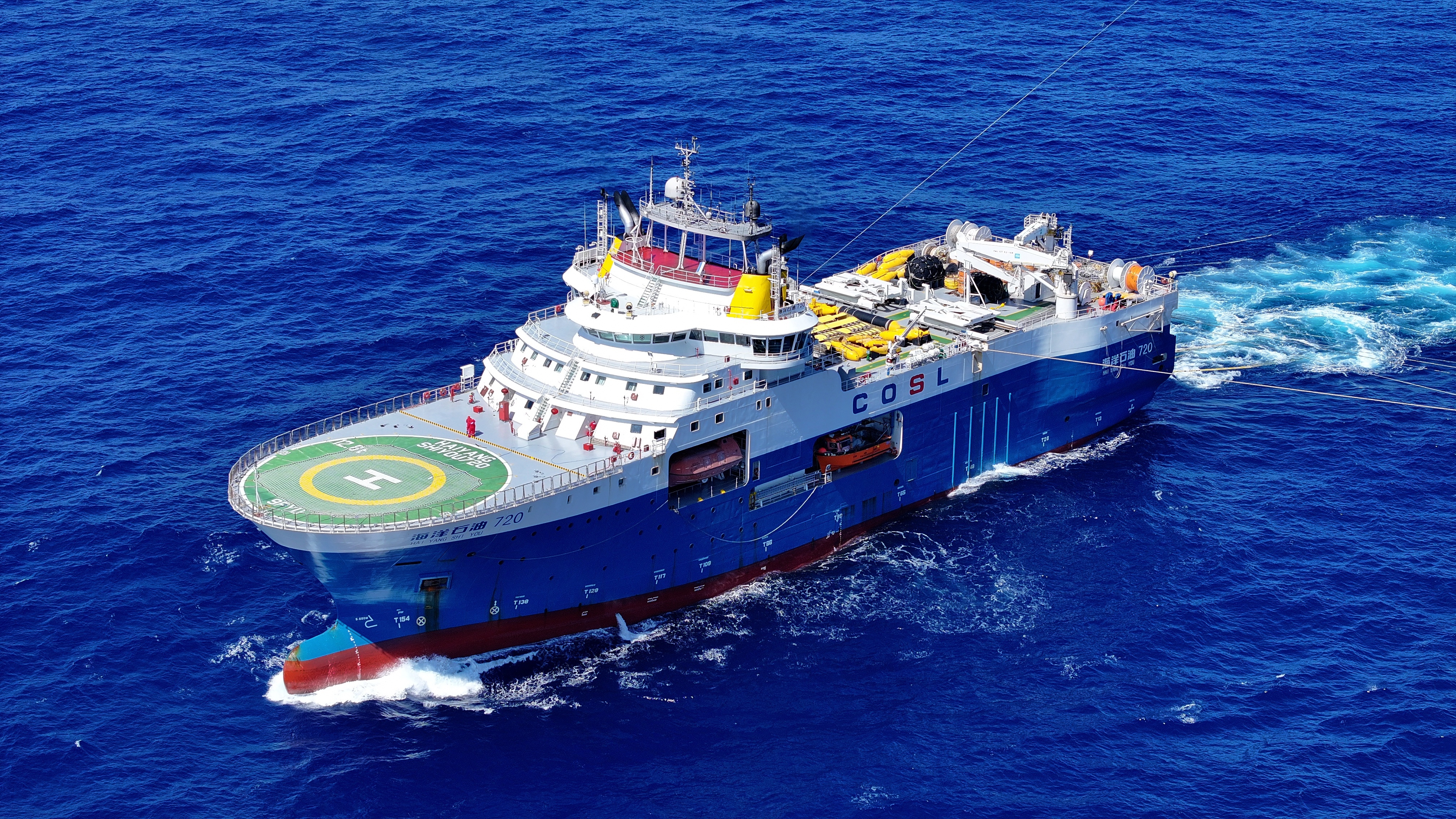 我国自主研发3000米级超深水海管应急回收装置投用