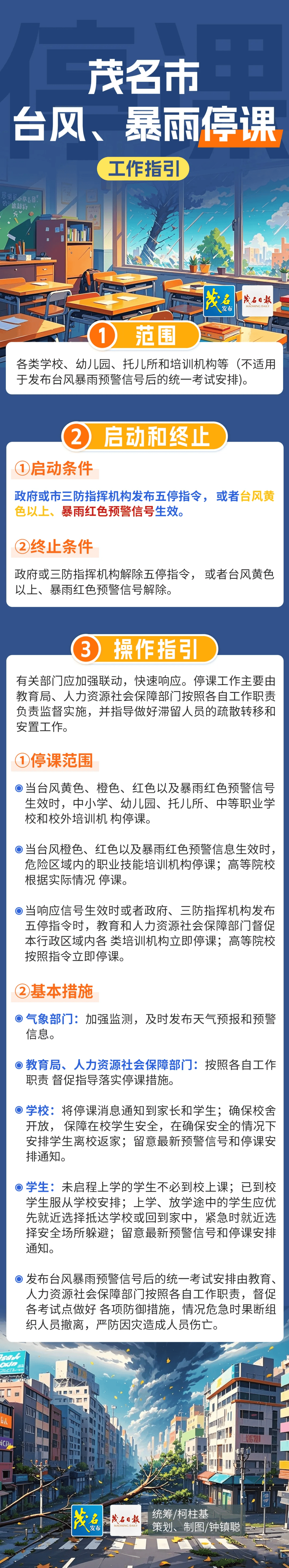 防御台风“麦德姆” 广东茂名两区实施“五停”措施