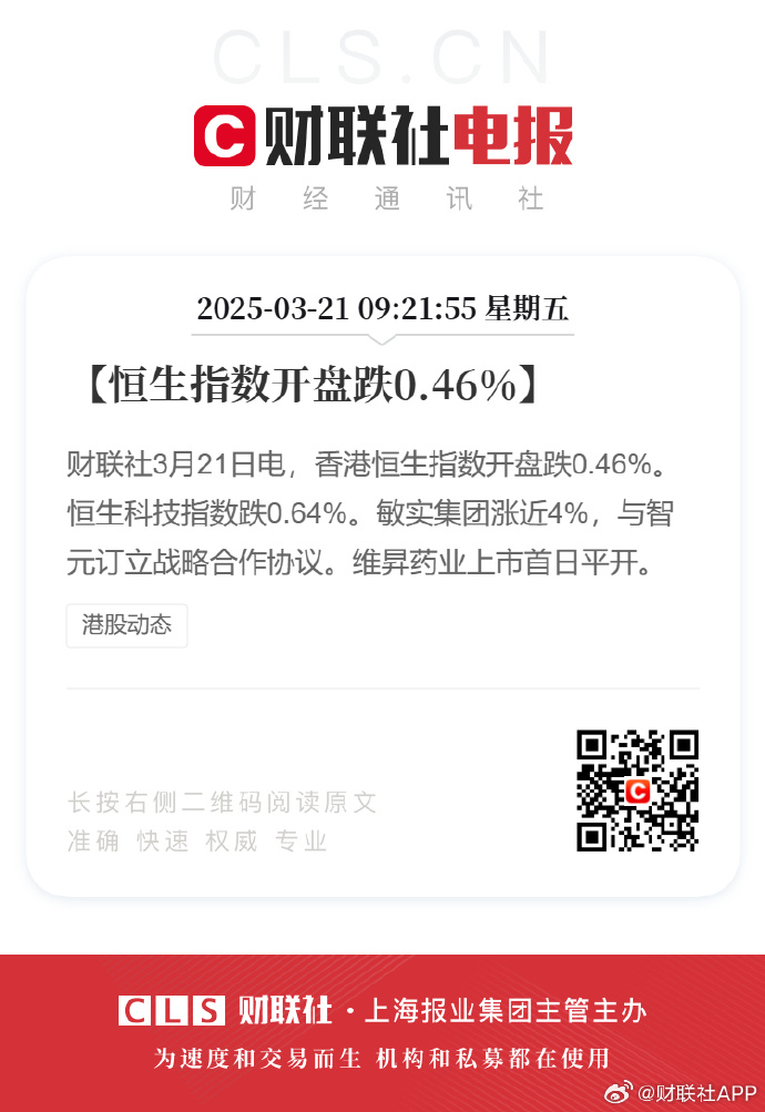 港股速报 | 港股突发 恒生科技指数跌超3% 未来机会在哪儿？