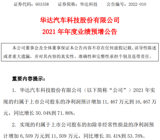 华达科技：近期获多家国内车企和新能源电池企业项目定点