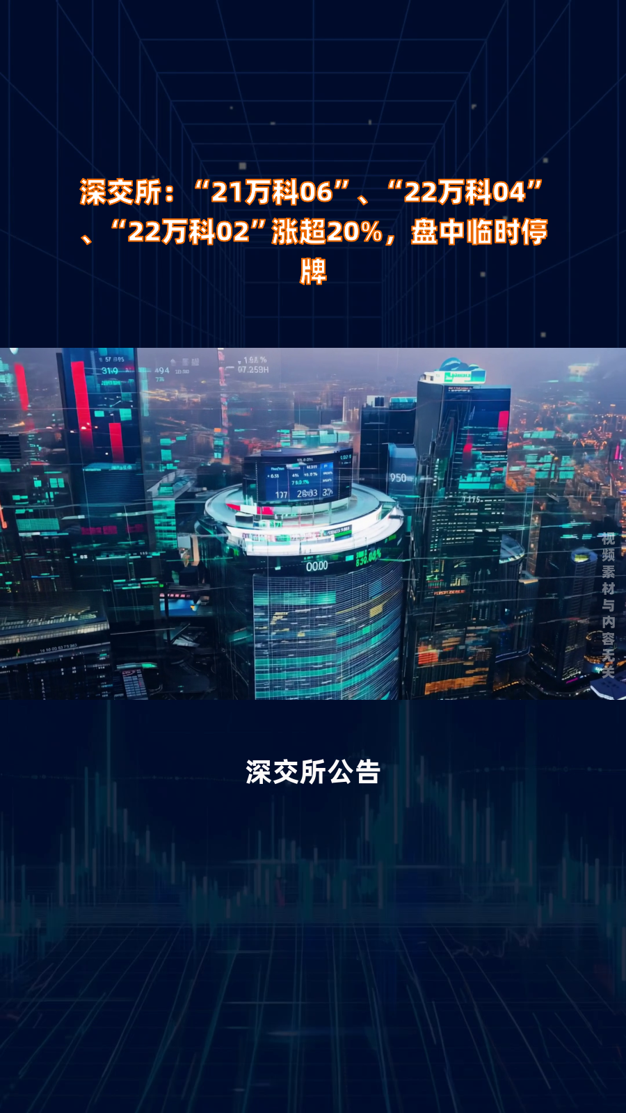 万科股价大跌 多只债券临时停牌