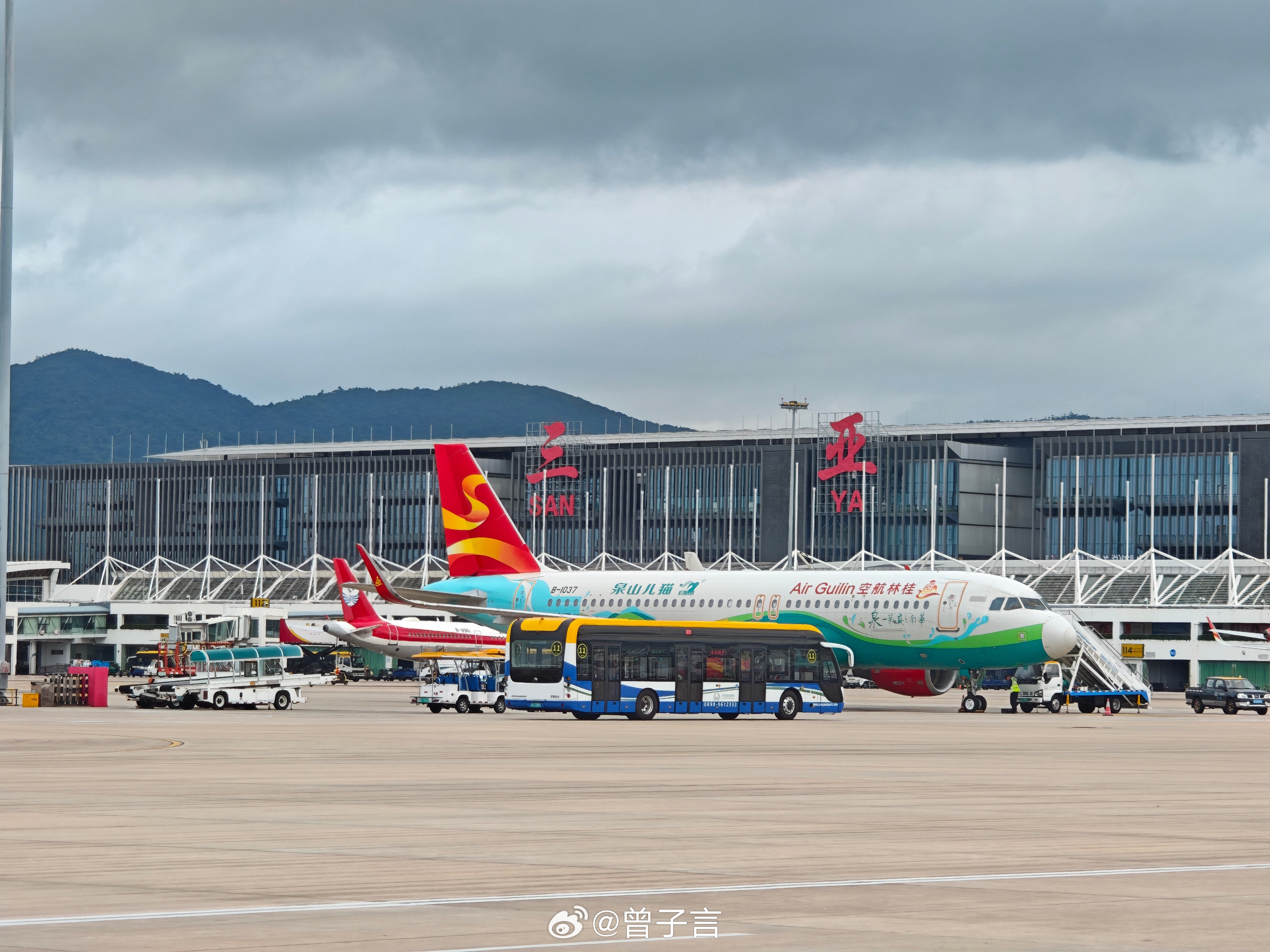 三亚凤凰国际机场T3航站楼启动试运行