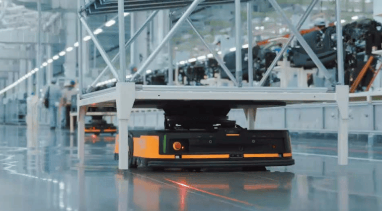 机器人获得发明专利授权：“极卷自动上料、卸料及搬运AGV”